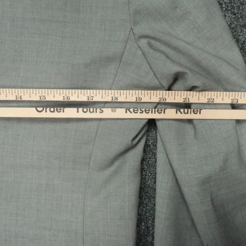 Banana‎ Republic Blazer Mens 38S Gray Primatist Super 100s Marlane Wool Slim Fit